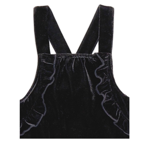 Wonder Nation Overalls And Bodysuit Outfit 2 Piece Set Baby Girls 12 Months NWT - Picture 3 of 8